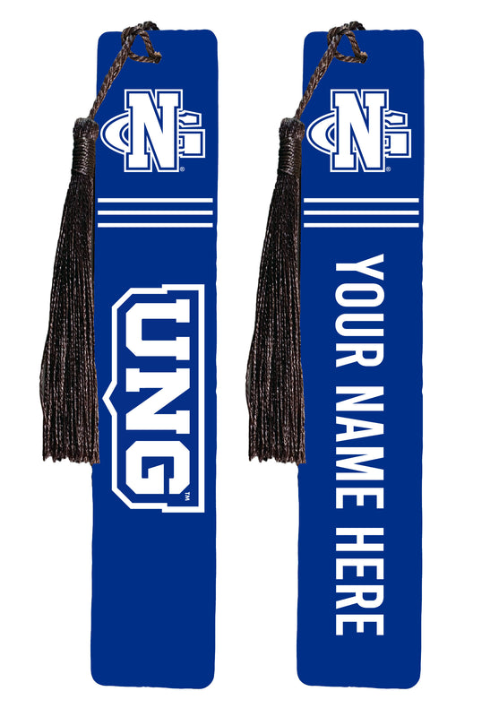 North Georgia Nighhawks Personalized Wooden Bookmark with Tassel – Officially Licensed Collegiate Product Full Color