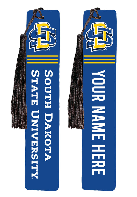 South Dakota State Jackrabbits Personalized Wooden Bookmark with Tassel – Officially Licensed Collegiate Product Full Color