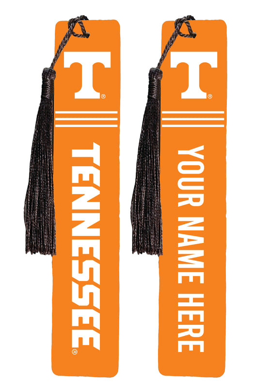 Tennessee Knoxville Personalized Wooden Bookmark with Tassel – Officially Licensed Collegiate Product Full Color