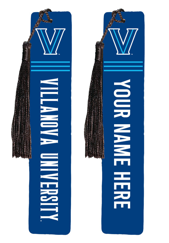 Villanova Wildcats Personalized Wooden Bookmark with Tassel – Officially Licensed Collegiate Product 4-Pack