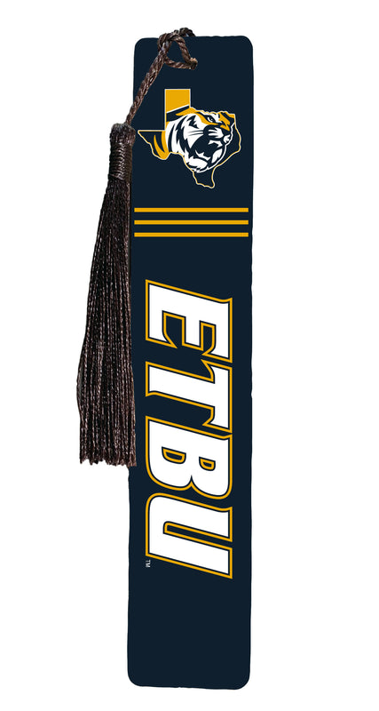 East Texas Baptist University Wooden Bookmark with Tassel Officially Licensed Collegiate Product 2-Pack
