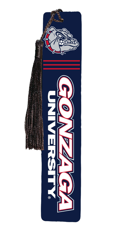 Gonzaga Bulldogs Wooden Bookmark with Tassel Officially Licensed Collegiate Product Single