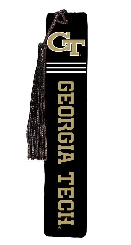 Georgia Tech Yellow Jackets Wooden Bookmark with Tassel Officially Licensed Collegiate Product Single