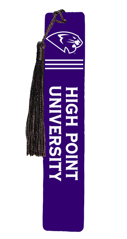 High Point University Collegiate Wooden Bookmark with Tassel
