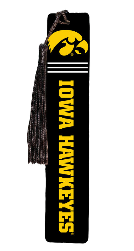Iowa Hawkeyes Collegiate Wooden Bookmark with Tassel