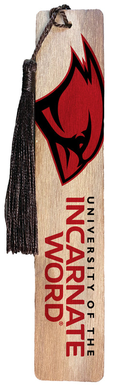 Incarnate Word Cardinals Wooden Bookmark with Tassel Officially Licensed Collegiate Product 4-Pack