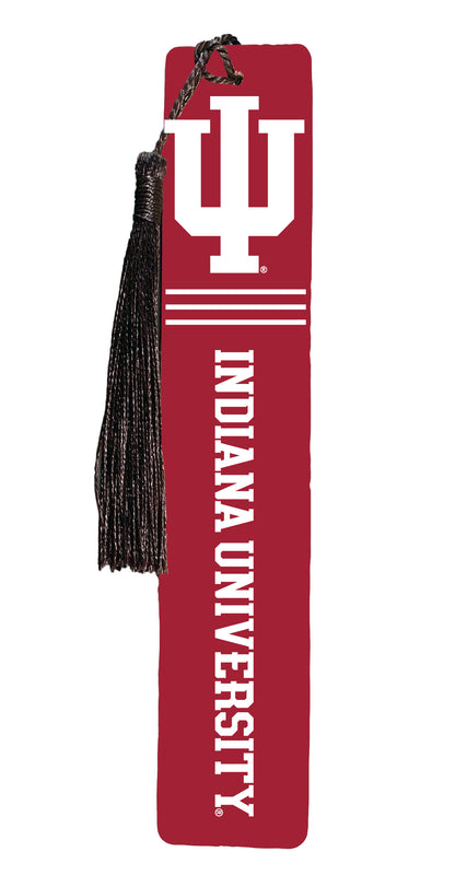 Indiana Hoosiers Wooden Bookmark with Tassel Officially Licensed Collegiate Product 4-Pack