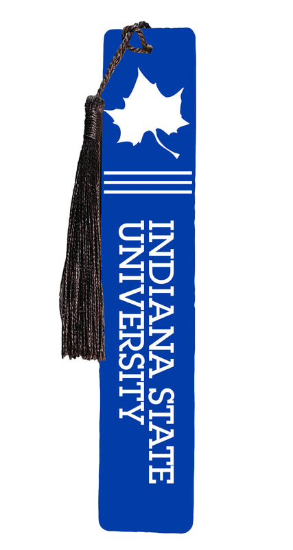 Indiana State University Wooden Bookmark with Tassel Officially Licensed Collegiate Product Single
