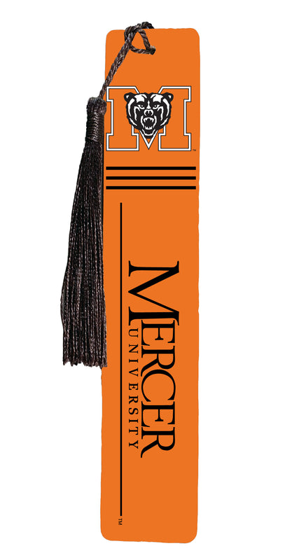 Mercer University Wooden Bookmark with Tassel Officially Licensed Collegiate Product Single