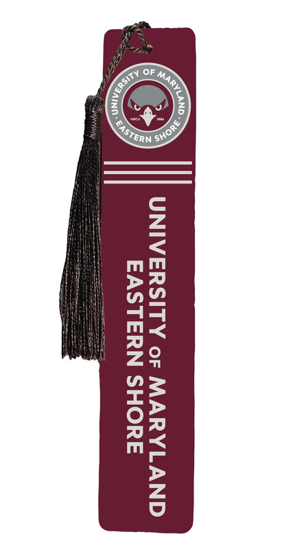 Maryland Eastern Shore Wooden Bookmark with Tassel Officially Licensed Collegiate Product 4-Pack