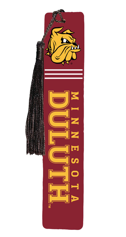 Minnesota Duluth Bulldogs Wooden Bookmark with Tassel Officially Licensed Collegiate Product Single