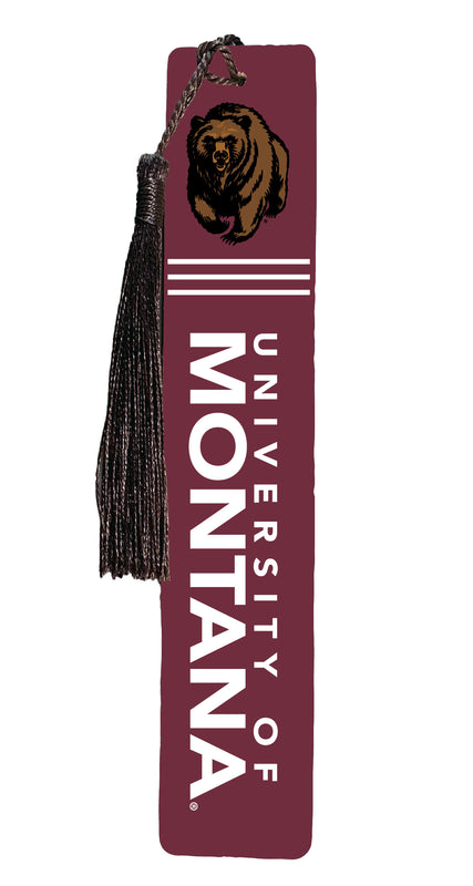 Montana University Wooden Bookmark with Tassel Officially Licensed Collegiate Product Single