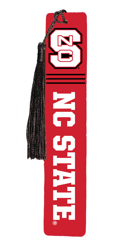 NC State Wolfpack Wooden Bookmark with Tassel Officially Licensed Collegiate Product Single