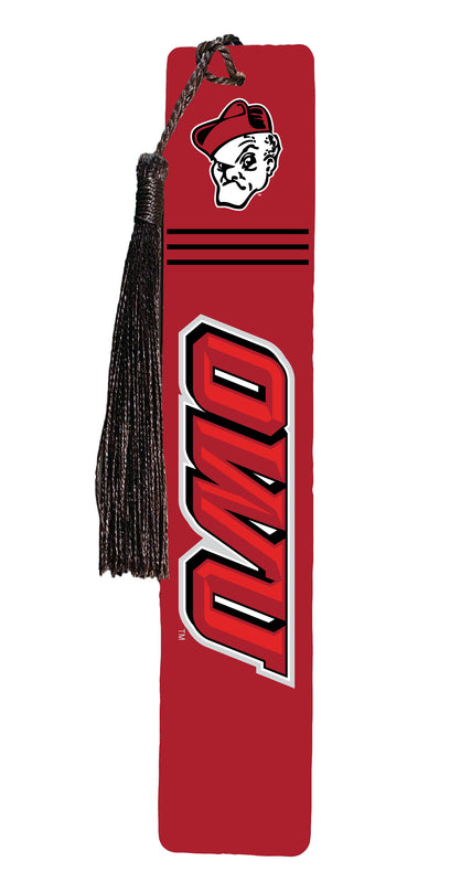 Ohio Wesleyan University Wooden Bookmark with Tassel Officially Licensed Collegiate Product Single