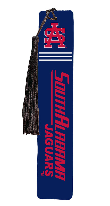 University of South Alabama Wooden Bookmark with Tassel Officially Licensed Collegiate Product 4-Pack