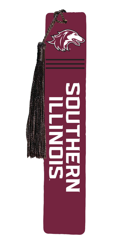 Southern Illinois Salukis Wooden Bookmark with Tassel Officially Licensed Collegiate Product Single