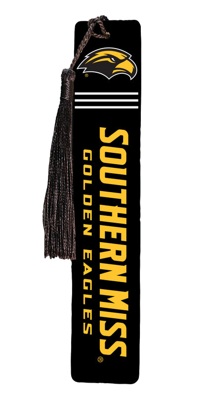 Southern Mississippi Golden Eagles Wooden Bookmark with Tassel Officially Licensed Collegiate Product Single