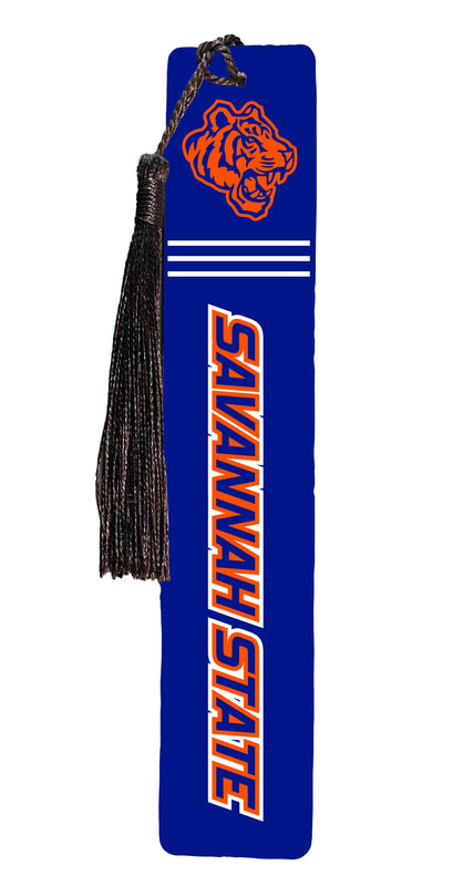 Savannah State University Wooden Bookmark with Tassel Officially Licensed Collegiate Product 2-Pack