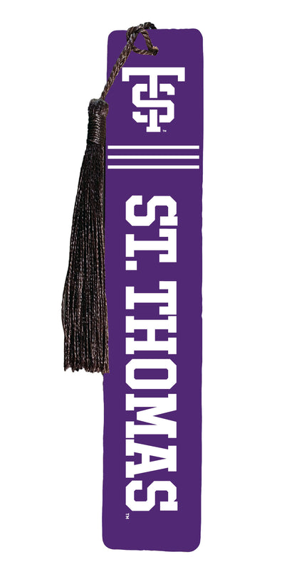 University of St. Thomas Wooden Bookmark with Tassel Officially Licensed Collegiate Product 4-Pack
