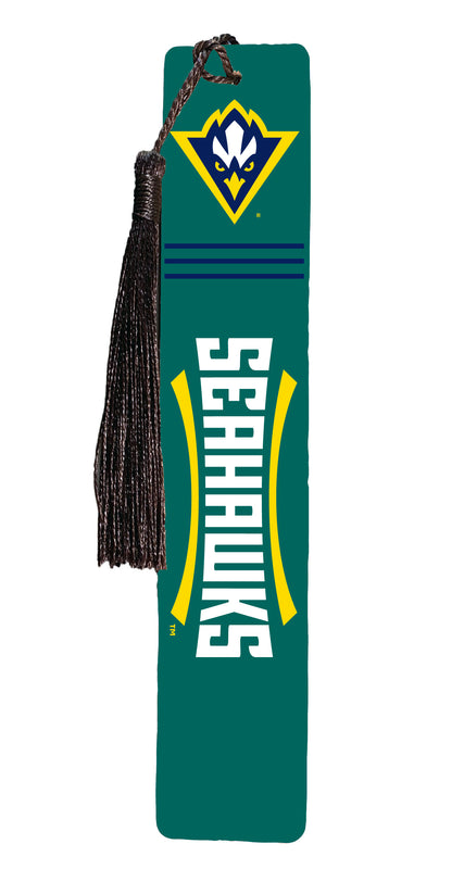 North Carolina Wilmington Seahawks Collegiate Wooden Bookmark with Tassel