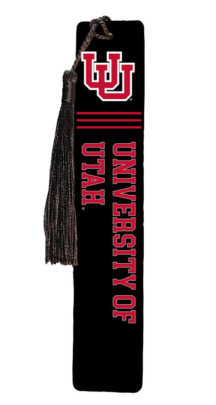 Utah Utes Wooden Bookmark with Tassel Officially Licensed Collegiate Product 2-Pack
