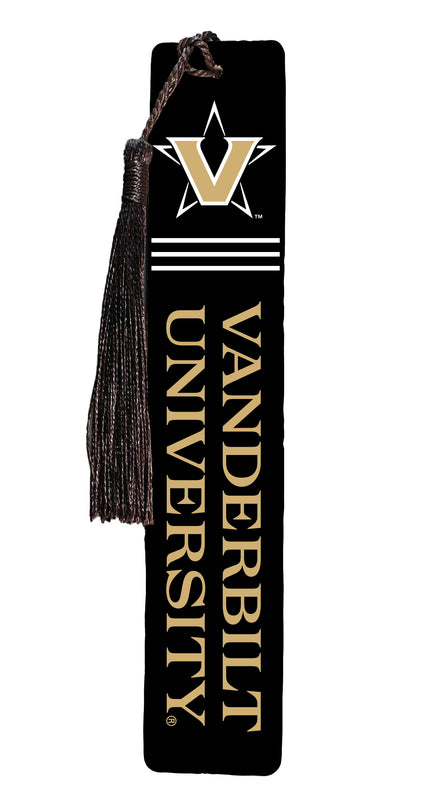Vanderbilt University Wooden Bookmark with Tassel Officially Licensed Collegiate Product 4-Pack