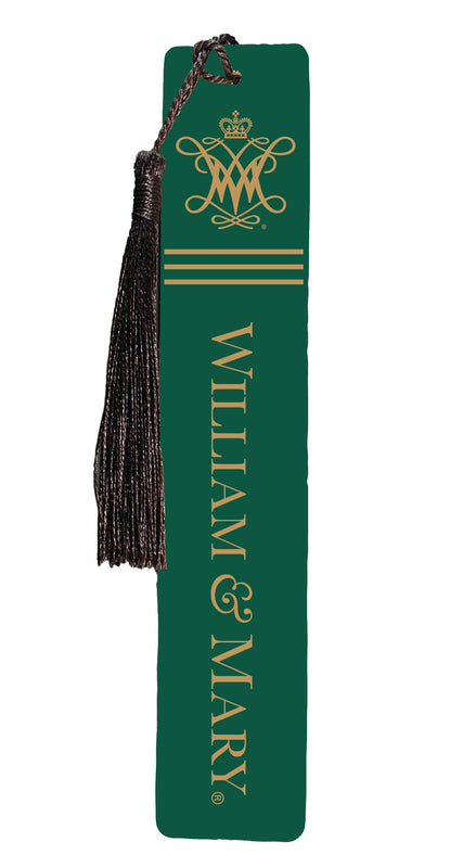 William and Mary Wooden Bookmark with Tassel Officially Licensed Collegiate Product Single
