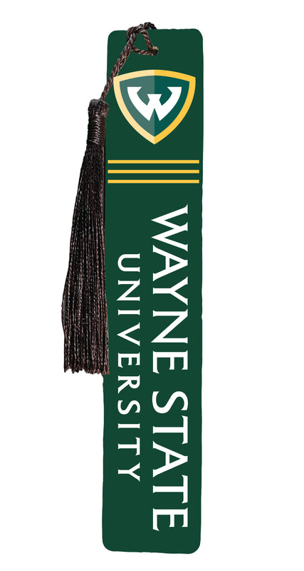 Wayne State Wooden Bookmark with Tassel Officially Licensed Collegiate Product Single