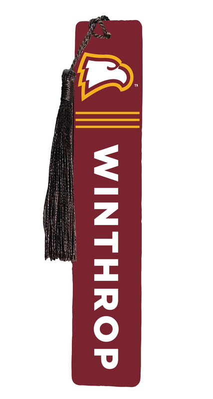 Winthrop University Wooden Bookmark with Tassel Officially Licensed Collegiate Product Single