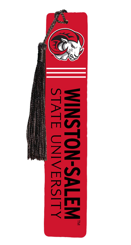 Winston-Salem State Wooden Bookmark with Tassel Officially Licensed Collegiate Product 2-Pack