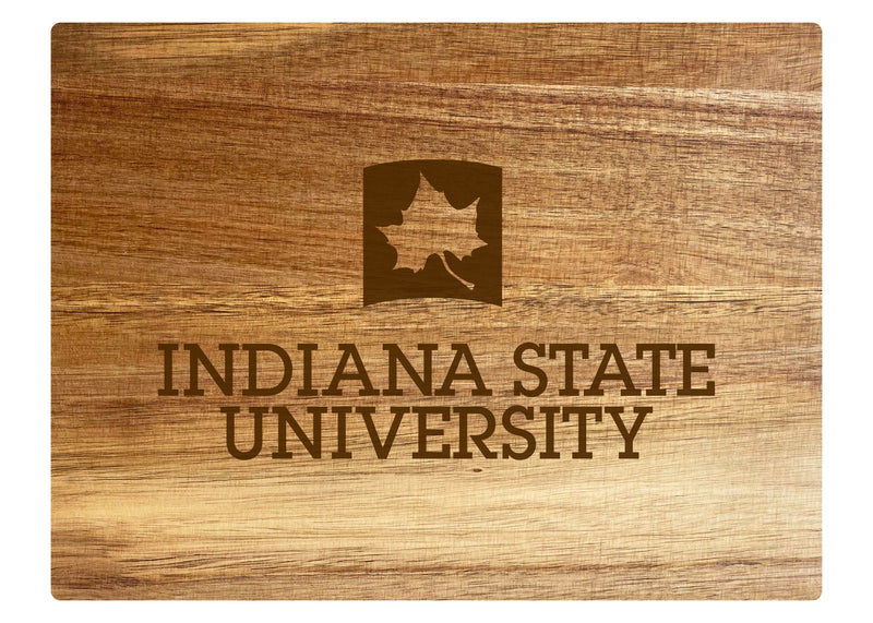 Indiana State University Small 8" x 6" Engraved Acacia Wooden Cutting Board