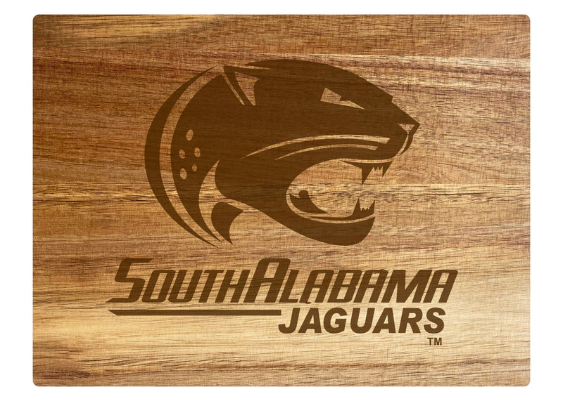 University of South Alabama 8" x 6" Engraved Acacia Wooden Cutting Board