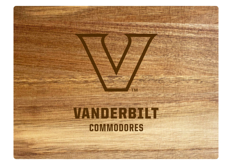 Vanderbilt University Small 8" x 6" Engraved Acacia Wooden Cutting Board