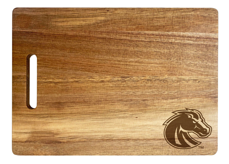 Boise State Broncos Classic Acacia Wood Cutting Board - Small Corner Logo