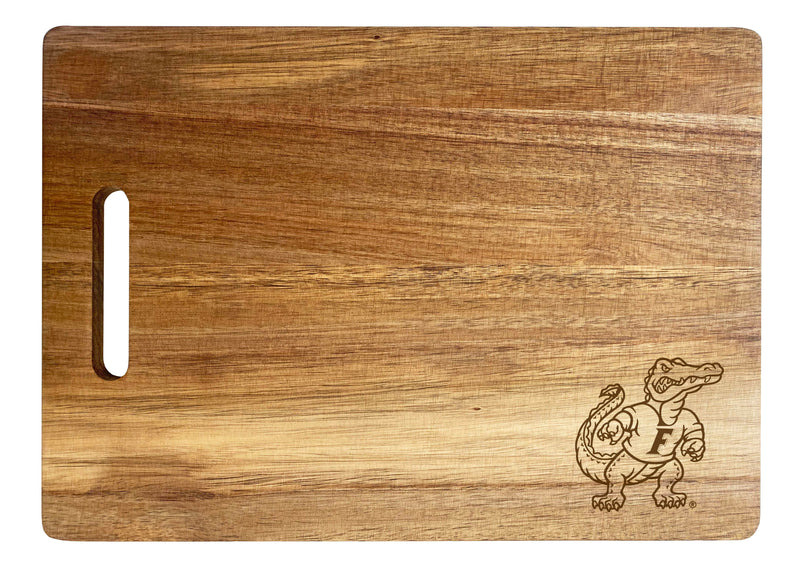 Florida Gators Engraved Wooden Cutting Board 10" x 14" Acacia Wood - Small Engraving Officially Licensed Collegiate Product