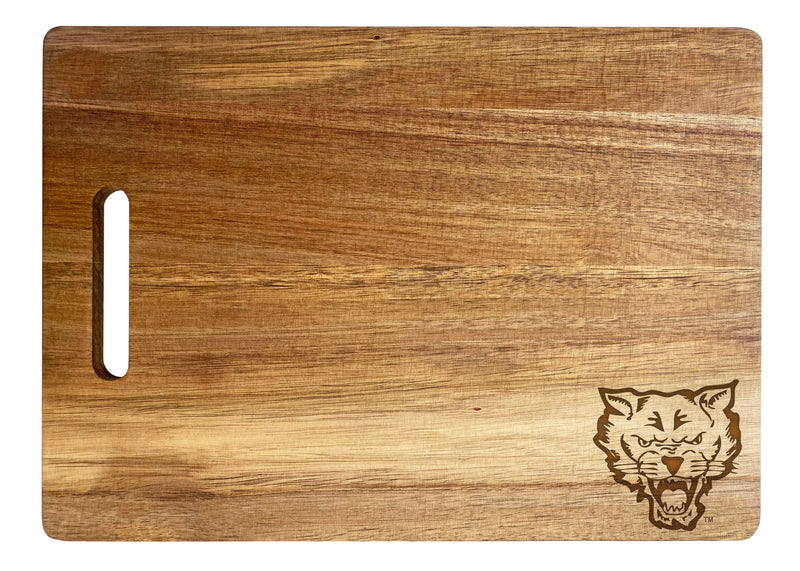 Fort Valley State University Engraved Wooden Cutting Board 10" x 14" Acacia Wood - Small Engraving Officially Licensed Collegiate Product