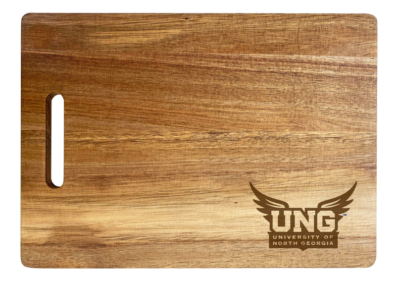 North Georgia Nighhawks Engraved Wooden Cutting Board 10" x 14" Acacia Wood - Small Engraving Officially Licensed Collegiate Product
