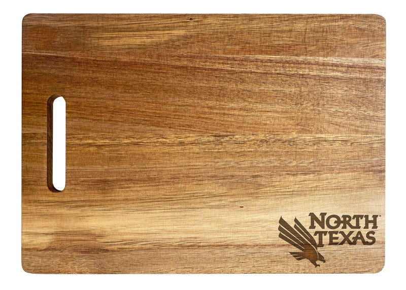 North Texas Classic Acacia Wood Cutting Board - Small Corner Logo