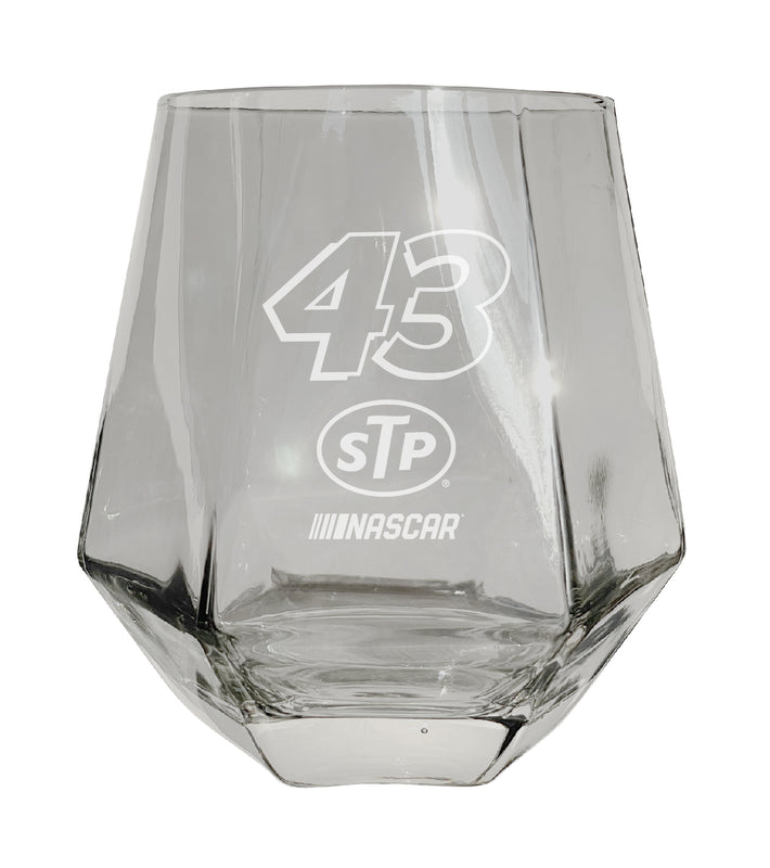 #43 Erik Jones STP Officially Licensed Engraved Diamond Wine Glass