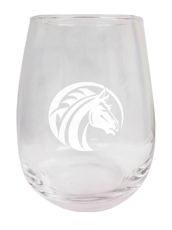 Fayetteville State University NCAA 15 oz Laser-Engraved Stemless Wine Glass - Perfect for Alumni & Fans
