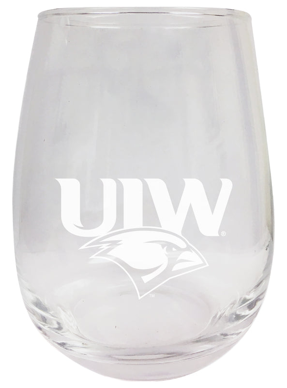 Incarnate Word Cardinals 15 oz EngravedStemless Wine Glass Officially Licensed Collegiate Product Single Unit
