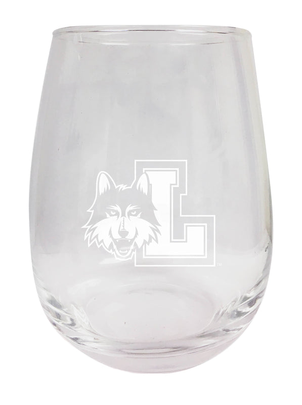 Loyola University Ramblers NCAA 15 oz Laser-Engraved Stemless Wine Glass - Perfect for Alumni & Fans