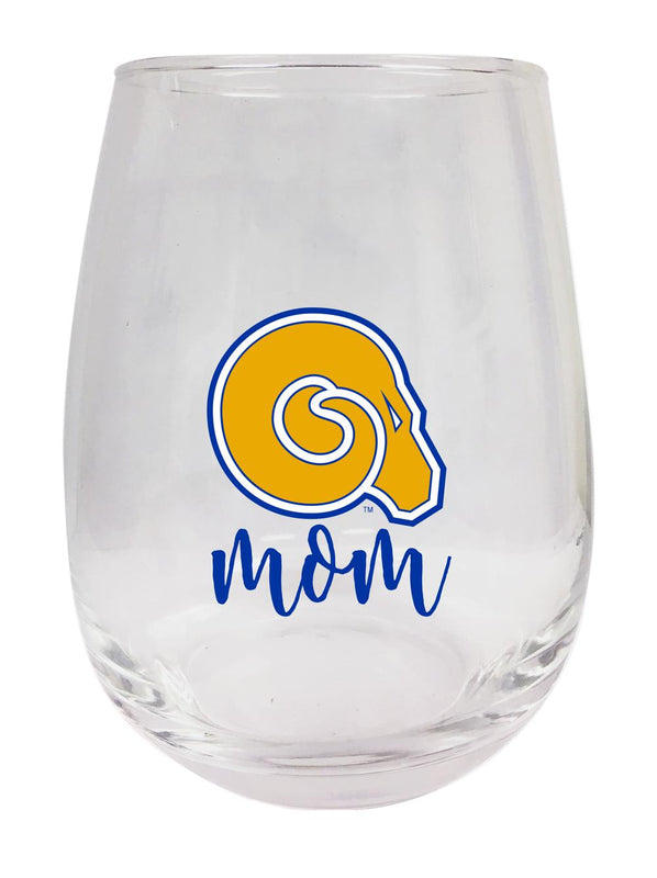 Albany State University 15 oz Stemless Wine Glass for Mom Officially Licensed
