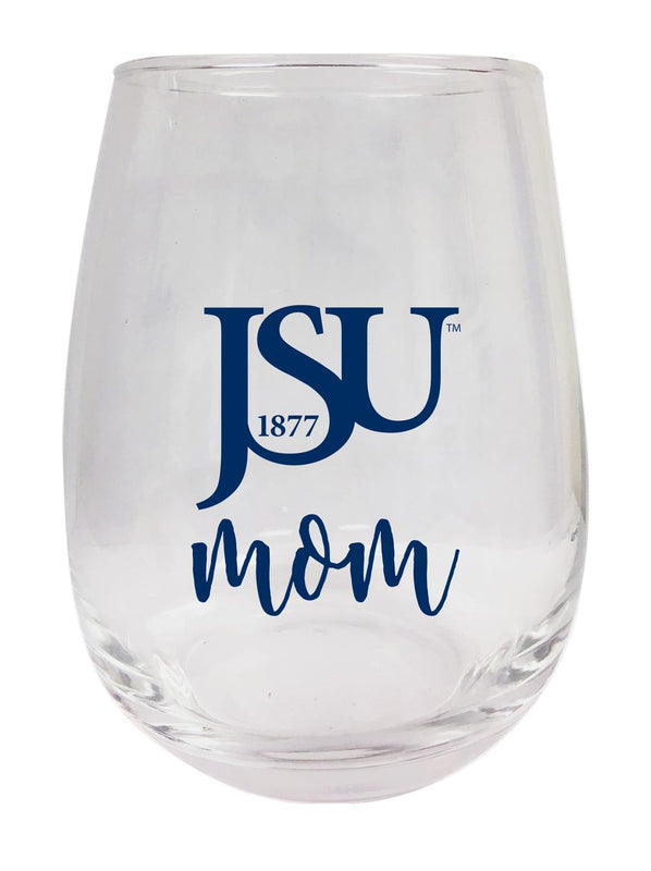 Jackson State University 15 oz Stemless Wine Glass for Mom Officially Licensed