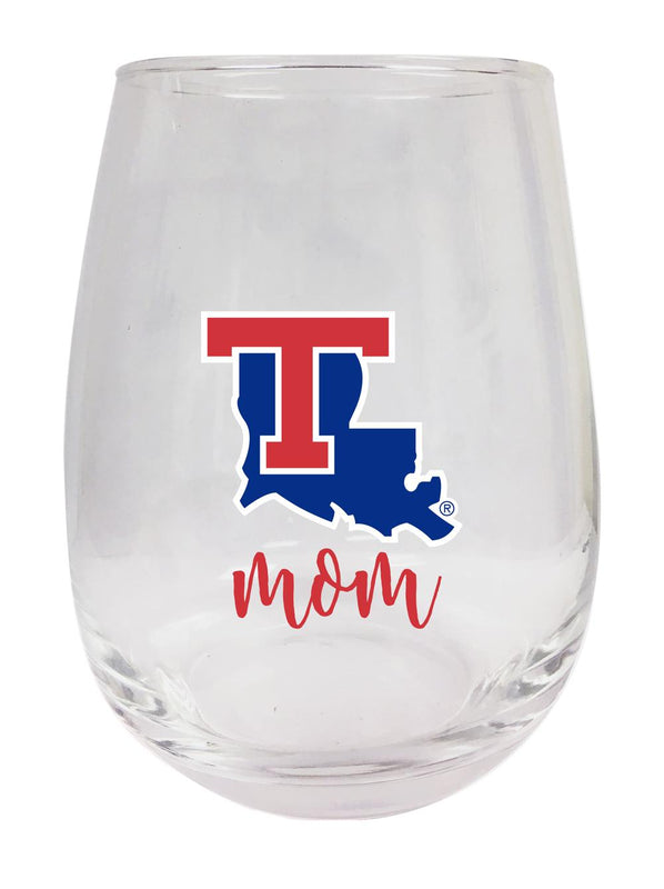 Louisiana Tech Bulldogs 15 oz Stemless Wine Glass for Mom Officially Licensed