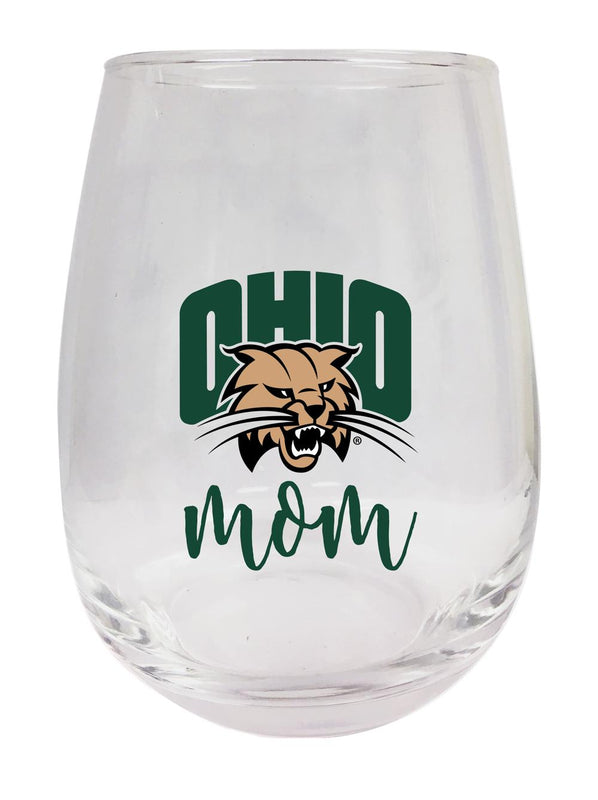 Ohio University 15 oz Stemless Wine Glass for Mom Officially Licensed