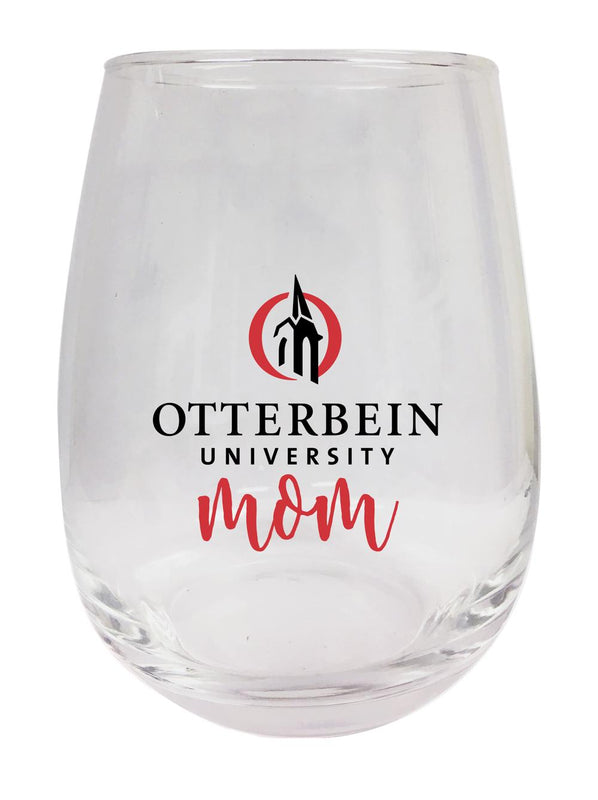 Otterbein University 15 oz Stemless Wine Glass for Mom Officially Licensed