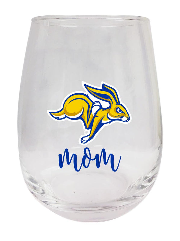 South Dakota State Jackrabbits 15 oz Stemless Wine Glass for Mom Officially Licensed