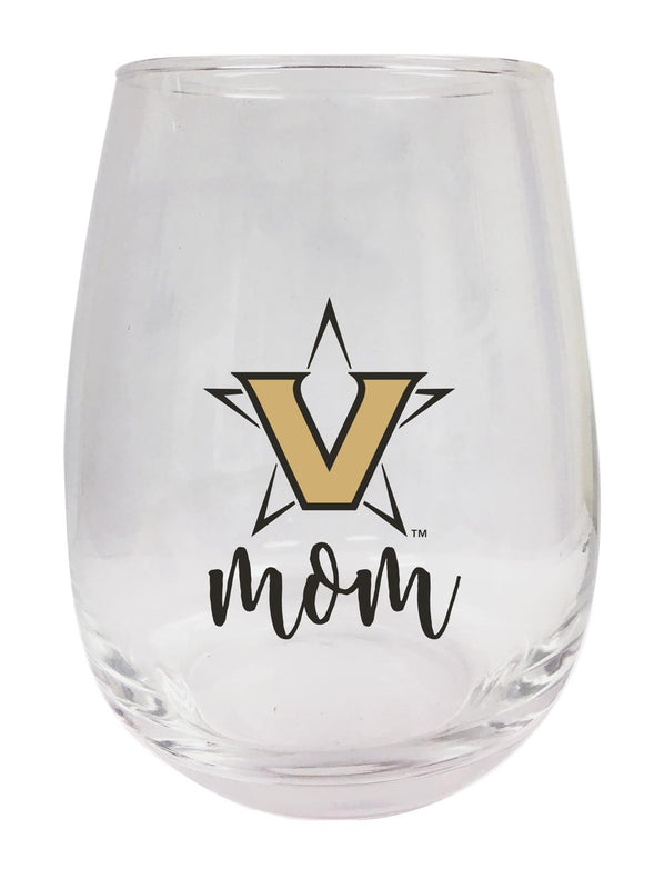 Vanderbilt University 15 oz Stemless Wine Glass for Mom Officially Licensed