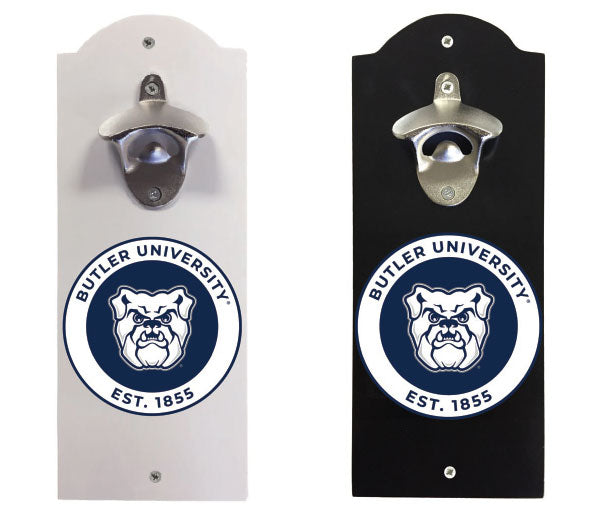 Butler Bulldogs Wall Mounted Bottle Opener Black Officially Licensed Collegiate Product Black
